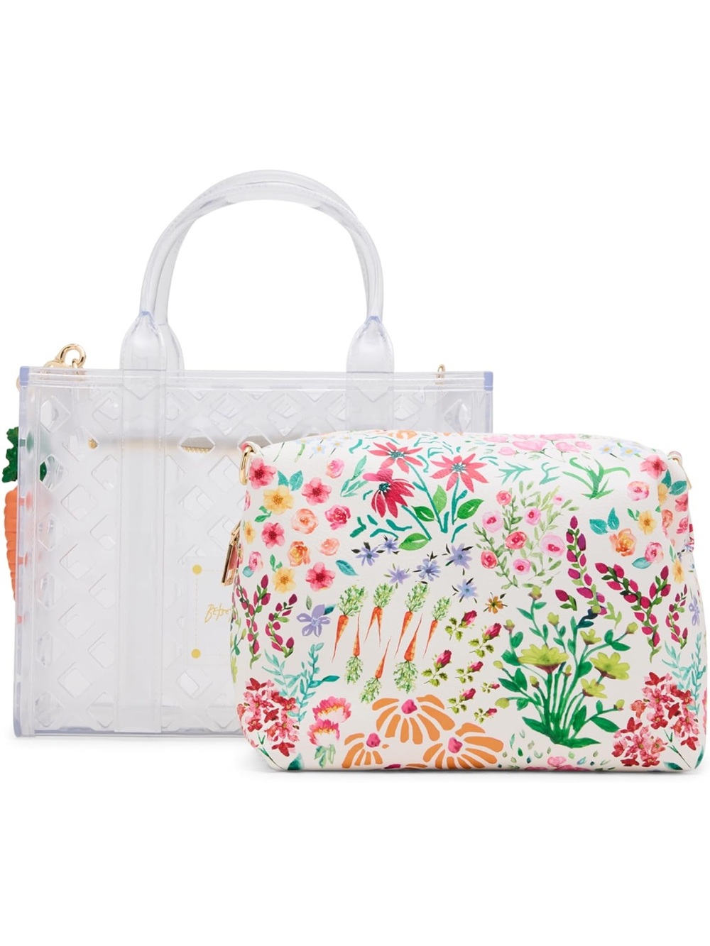 Betsey Johnson Jammin Clear Satchel NWT